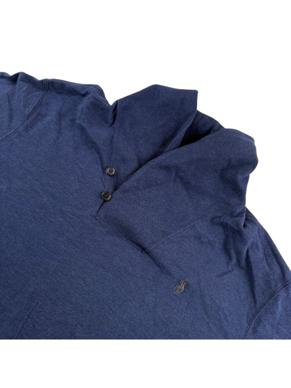 Ralph Lauren Men’s Cotton Blend Shawl Collar Sweater Blue • XL